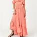 Free People Dresses | Free People - Moonlight Ocean Maxi Dress - Size M, Color Coral | Color: Orange/Pink | Size: M