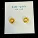 Kate Spade Jewelry | Kate Spade Spot The Spade Pave Halo Stud Earrings New | Color: Gold | Size: Os