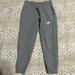 Nike Bottoms | Girls Nike Jogger Gray Sweatpants Size Small | Color: Gray | Size: Sg
