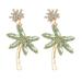 Kate Spade Jewelry | Kate Spade California Dreaming Palm Tree Earrings | Color: Gold/Green | Size: Os