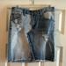 Jessica Simpson Skirts | Jessica Simpson Adorn High Waisted Denim Skirt. Size 26. | Color: Blue/White | Size: 26