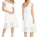 Lilly Pulitzer Dresses | Lilly Pulitzer White 1 Shoulder Calisto Ruffle Crochet Dress Womens 16 | Color: White | Size: 16
