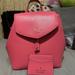 Kate Spade Bags | Kate Spade Medium Leather Backpack & Cardholder | Color: Pink | Size: Os
