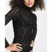 Free People Tops | Free People Intimately Free Black Lace Day And Night Bodysuit Size S | Color: Black | Size: S