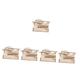 ibasenice 5 Sets Three-dimensional Ball Puzzle Brain Fine Motor Skills Toys Puzzle for Adults Puzzle Toys Adukt Toys Marble Run Chain Model Puzzles Marble Run Puzzle 3d Wooden Blocks