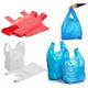 Eagle Extra Large Plastic Polythene Vest Style Carrier Bags Size 16x24x30 for Shopping Gift Bags, Lunch Bags, Shopping Bags, Takeaway Bags, (Blue, 500)