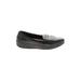 FitFlop Flats: Slip-on Wedge Classic Black Solid Shoes - Women's Size 8 1/2 - Almond Toe