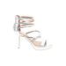 REPORT Heels: Silver Shoes - Women's Size 9 - Open Toe