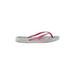 Havaianas Flip Flops: Silver Shoes - Women's Size 6 - Open Toe