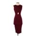 Bailey 44 Cocktail Dress - Bodycon: Burgundy Solid Dresses - Women's Size X-Small