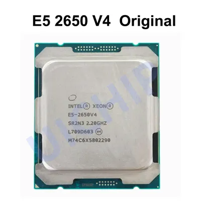 E5 2650 V4 Intel Xeon Processeur E5-2650V4 SR2N3 2.2GHz Douze sante 30M LGA 2011-3 CPU