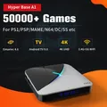Console de jeu vidéo rétro avec plus de 50000 jeux Hyper Base A1 4K UHD RL Box 70 + émulateurs