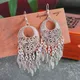 Boucles d'oreilles pendantes en alliage d'argent bohème pour femmes boucles d'oreilles pendantes