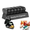 Boîte à médicaments hebdomadaire boîte à médicaments portable conception à 21 grilles stockage
