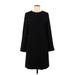 Talbots Casual Dress - Shift: Black Solid Dresses - New - Women's Size 6