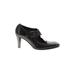 Costume National Heels: Pumps Stiletto Work Black Solid Shoes - Women's Size 35.5 - Round Toe