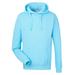 J America 8730JA Men's Pigment Dyed Fleece Hooded Sweatshirt size 2XL | Cotton/Polyester Blend