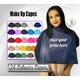 Personalised Make-up Cape Printed, any name or Logo, Professional custom Make-up cape, Salon Make-up Cape, Make-up cape for beauticians