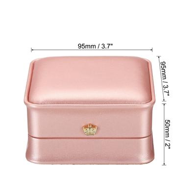 Necklace Pendant Box, 2pcs Velvet Chain Box Vintage Jewelry Holder