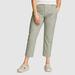 Eddie Bauer Women's Adventurer Stretch Durable Ankle Pants - Sage - Size 6