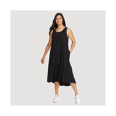 Eddie Bauer Women's Departure Midi Dress - Black - Size L