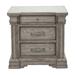 Madison Ridge 3 Drawer Nightstand in Heritage Taupe