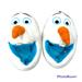 Disney Shoes | Disney Frozen Olaf Slippers Kids Large 9/10 | Color: Blue/White | Size: 10b