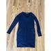 Athleta Dresses | Athleta St Enchanted Navy Blue Dress Nwt Zippers Long Sleeve Modal | Color: Blue | Size: S
