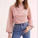 Free People Tops | Free People Sweetest Thing Thermal Lace Pink Top Size Xs | Color: Pink | Size: Xs