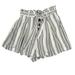 American Eagle Outfitters Shorts | American Eagle Striped High Waisted Shorts | Color: Black/Cream | Size: M