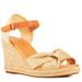 Nine West Shoes | Nine West Gold Espadrille Wedged Open Toe Sandals | Color: Gold/Tan | Size: 10