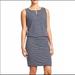 Athleta Dresses | Athleta Vida Navy Blue White Stripe Sleeveless Dress Medium M Casual | Color: Blue/White | Size: M