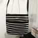 Kate Spade Bags | Kate Spade Signature Striped Black And Cream Crossbody Handbag | Color: Black | Size: Os