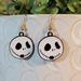 Disney Jewelry | Jack Skellington Drop Earrings | Color: Black/White | Size: Os