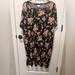 Lularoe Dresses | Lularoe Floral Dress! | Color: Black/Pink | Size: Xl