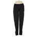 Adidas Track Pants - Mid/Reg Rise: Black Activewear - Women's Size Medium