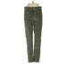 American Eagle Outfitters Cord Pant Straight Leg Boyfriend: Green Print Bottoms - Women's Size 4