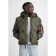 Winterjacke ALPHA INDUSTRIES "ALPHA Men - Parka & Winter Jackets Hooded Logo Puffer" Gr. XL, grün (dark olive) Herren Jacken Übergangsjacken