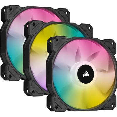 CORSAIR Gehäuselüfter "iCUE SP120 RGB ELITE Performance 120-mm-PWM-Lüfter" Computer-Kühler schwarz Weitere PC-Komponenten
