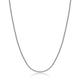 925 Sterling Silver Rope Chain for Women, 1.5mm Thick Silver Chain Necklaces for Women Men and Girls, 24 Inches Rope Chain Necklace for Women