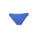 Xhilaration Swimsuit Bottoms: Blue Print Swimwear - Women's Size X-Large
