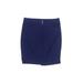 Adidas Athletic Shorts: Blue Solid Activewear - Women's Size 6