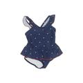 Carter's One Piece Swimsuit: Blue Sporting & Activewear - Size 6 Month