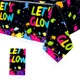 Let's Glow in the Dark-Nappe de Poulet Néon Couvre-Table Fournitures de ixd'Anniversaire