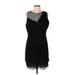 BCBGeneration Cocktail Dress - Mini: Black Solid Dresses - Women's Size 12