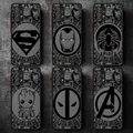 Coque de téléphone avec logo Marvel Avengers coque pour Samsung Galaxy A21s A22 A23 A24 A32 A33 A34