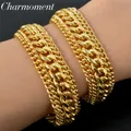 Bracelet en plaqué or pour homme et femme double tissage câble Rolo lien gourmette cadeau de la