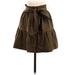 Maeve by Anthropologie Casual Skirt: Brown Tortoise Bottoms - Women's Size X-Small
