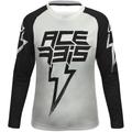 Acerbis J-Kid Blizzard Kinder Motocross Jersey, schwarz-grau, Größe 2XL