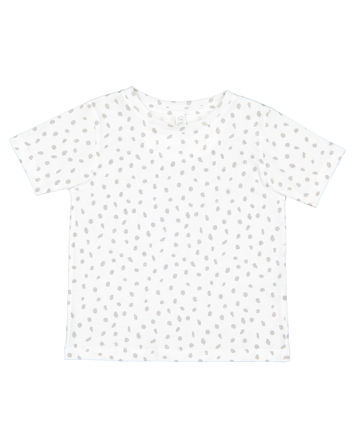 Rabbit Skins 3321 Toddler Fine Jersey T Shirt in White Spot size 4 | Cotton LA3321, RS3321